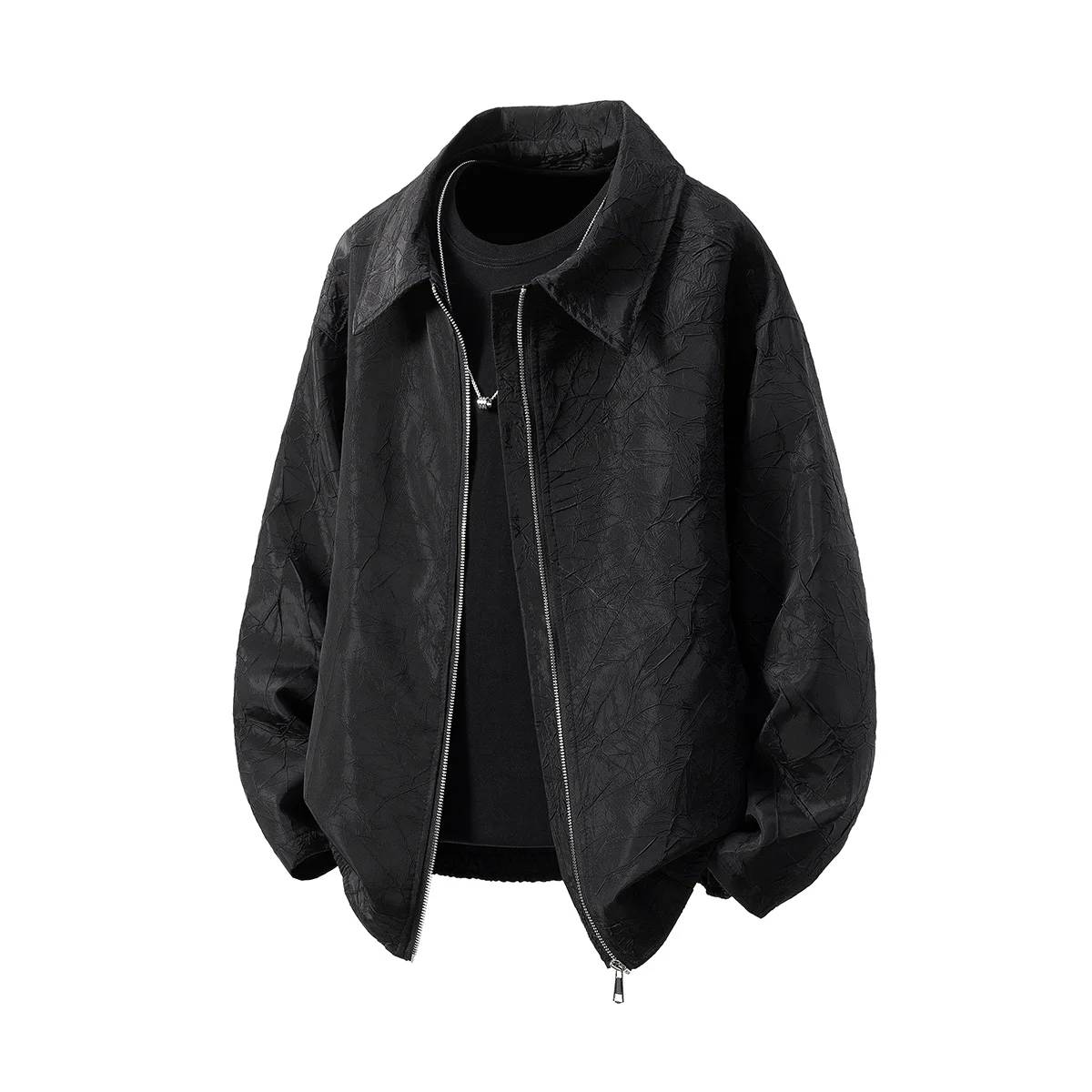 

Новая мужская весенняя куртка 2026 года: объемная, комфортная и универсальная, повседневная свободная куртка с длинными рукавами для мужчин