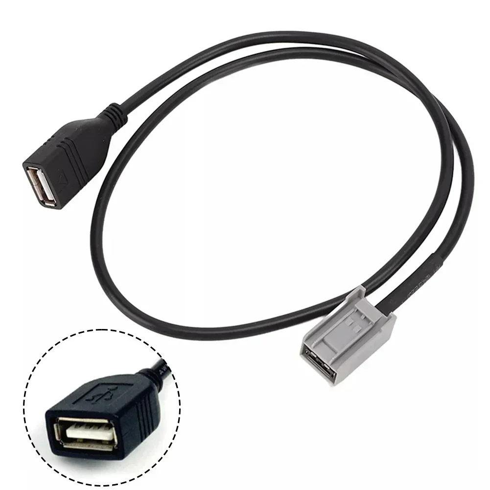 Newest Car USB AUX Cable Wire Adapter Audio Media Music Interface For Mitsubishi Direct Replacement Car Accessories