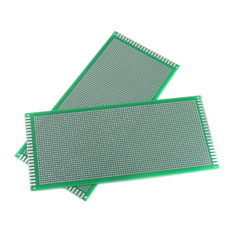 Double Side Prototype PCB Breadboard, Placa de Circuito Impresso Universal para Arduino, Fibra de Vidro, 10PCs, 10PCs