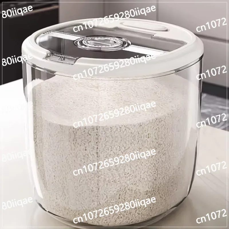 Rice Dispenser 20lb/10kg Food Grain Container Box with Measuring Cup for Home Pantry Organization