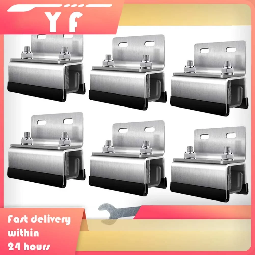 Van Roof Rack Brackets Roof Rack Mount Kit RVs Photovoltaic Brackets With Wrench Brackets For Transporting Gear  Photovoltaic