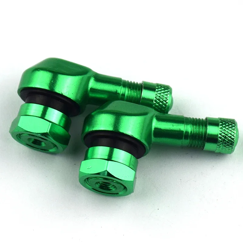 1PCS Motorcycle Tire Valve Stem Rim 90 Degree Angle Aluminum Alloy Valve Motorcycle Wheel Tire Valve Stems Rim Wheel Parts