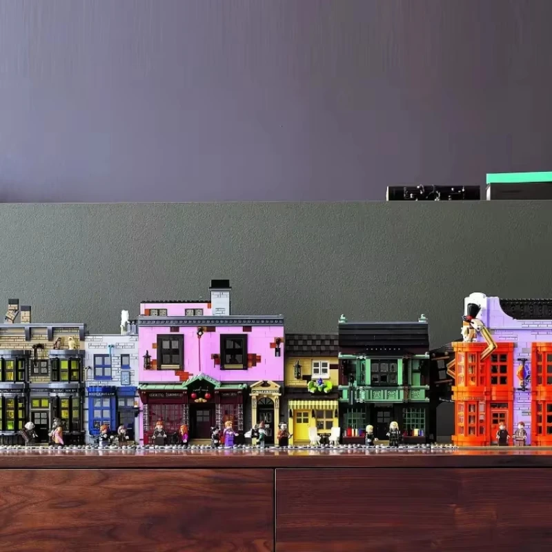 New 5544pcs Diagonal Lane Building Adjacent Alley Street View Model The Of Home Decor Christmas Gifts view 5