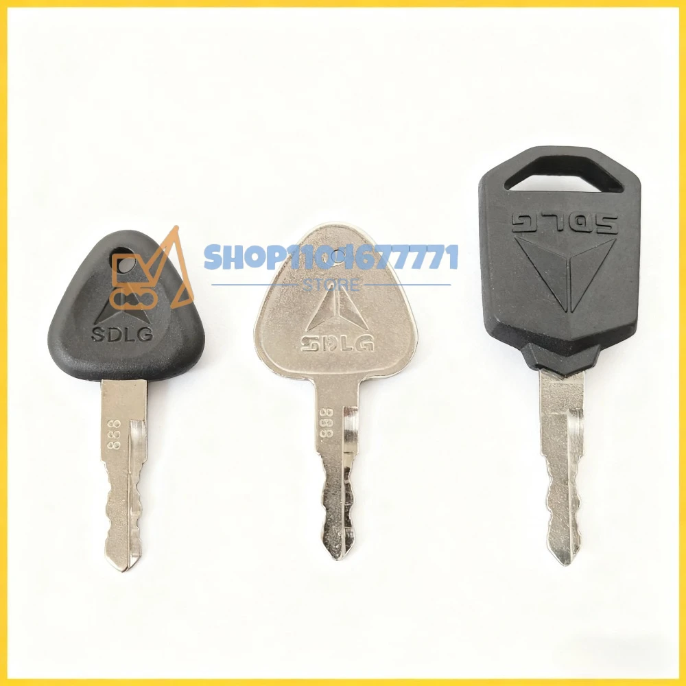 3/1 Piece for Sdlg 888 Start Key Excavator Key 5560 75 135 205 215 Universal Ignition
