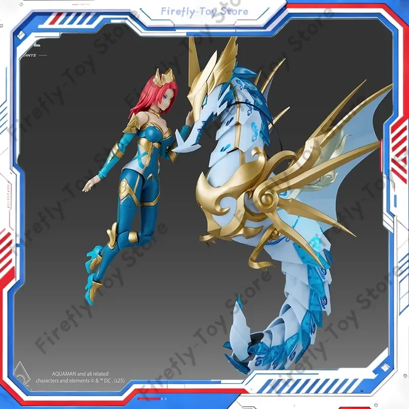 

IN STOCK Original DC Aquaman Mera Action Figure Assembly Model Kit Queen Of Atlantis Collection Plastic Model Kits Toys Gifts