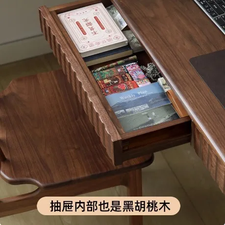 مكتب زاوية من الخشب الصلب الاسكندنافي قابل للتخصيص، طاولة شقة صغيرة بزاوية مزدوجة