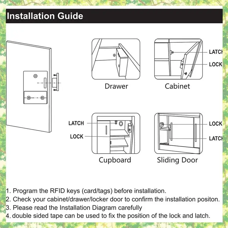 

Smart-2X RFID Electronic Cabinet Lock Electronic Dark Lock For Wooden Cabinet Locker Drawer Shoe Cabinet Drawer Lock