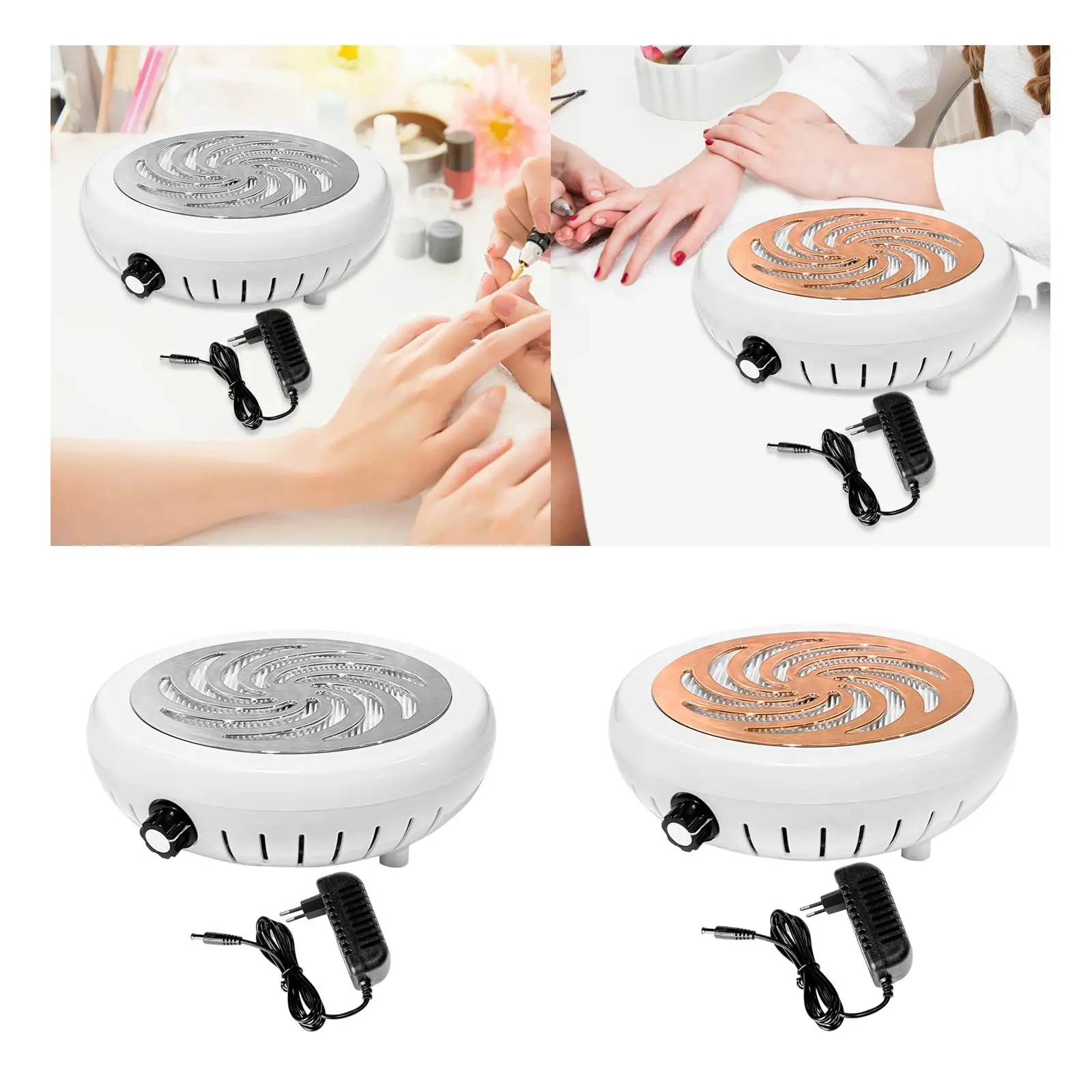 

Nail Dust Collector, Easy to Clean Super Suction Nail Art Manicure Tool, Nail Vacuum Cleaner Extractor for Home Salon Use
