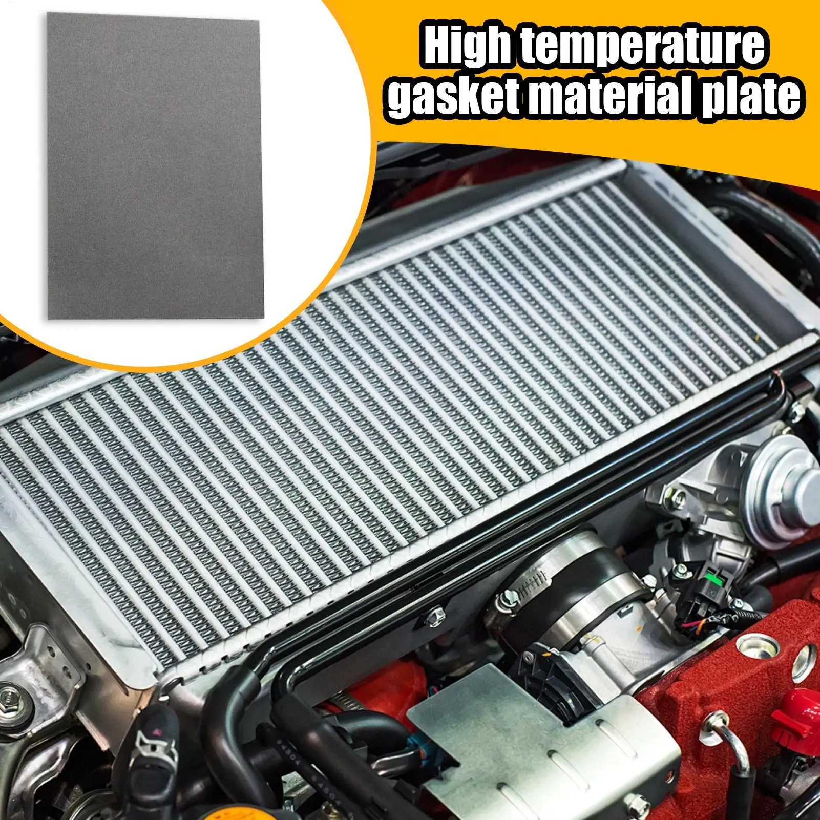 Lámina de Material para Juntas de Alta Temperatura; Juntas de Alta Temperatura Aptas para Reparación de Sellos de Tanques de Combustible de Automóviles; Juntas de Escape