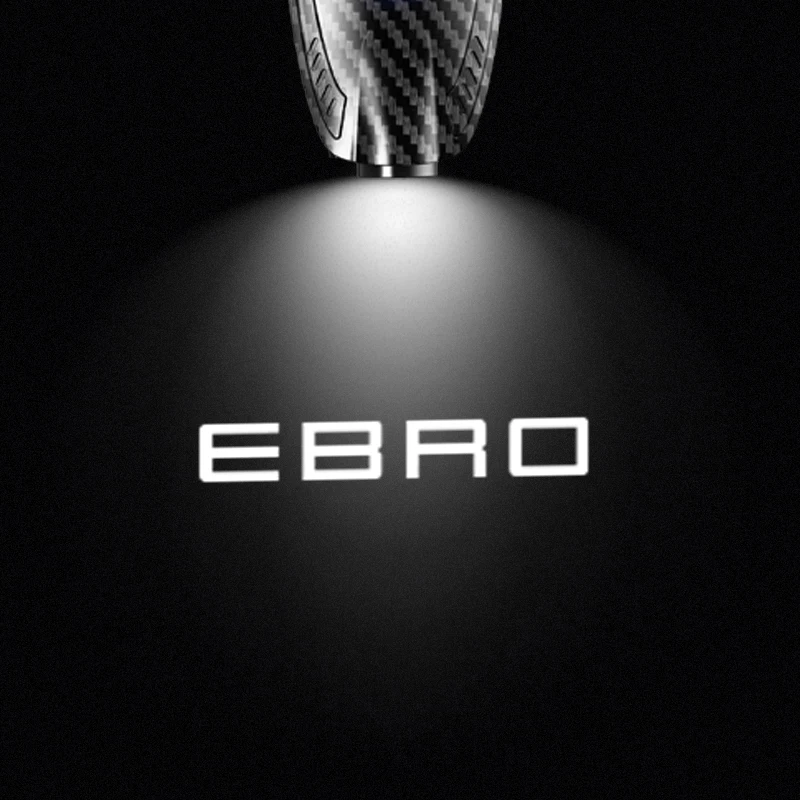 

For Chery EBRO S400 S700 S800 Luxury 2pcs USB Rechargeable GR Sport Logo Car Door HD LED Lamps Projector Courtesy Welcome Lights