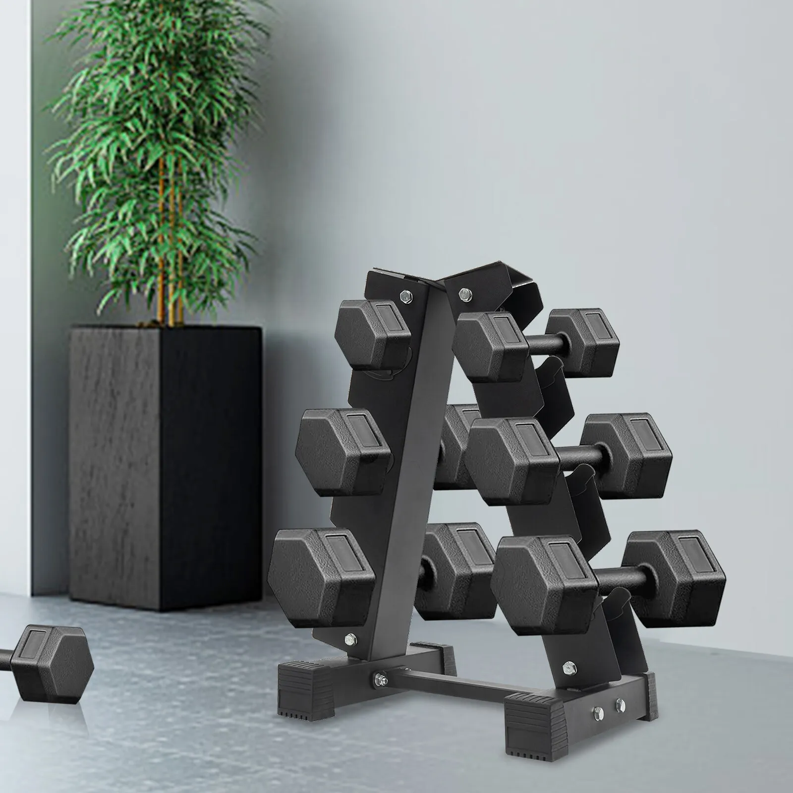 

Heavy Duty Dumbbell Rack Stand Weight Dumbbell Rack Storage Shelf Dumbbells Rack