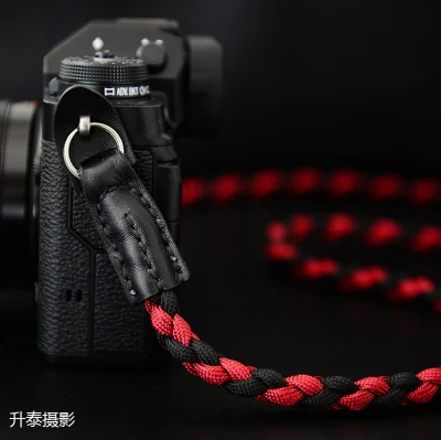 hand-woven PU Nylon rope Camera Shoulder Neck Strap Belt Mirrorless for Digital Leica Canon Fuji Nikon Olympus Pentax Sony DSLR