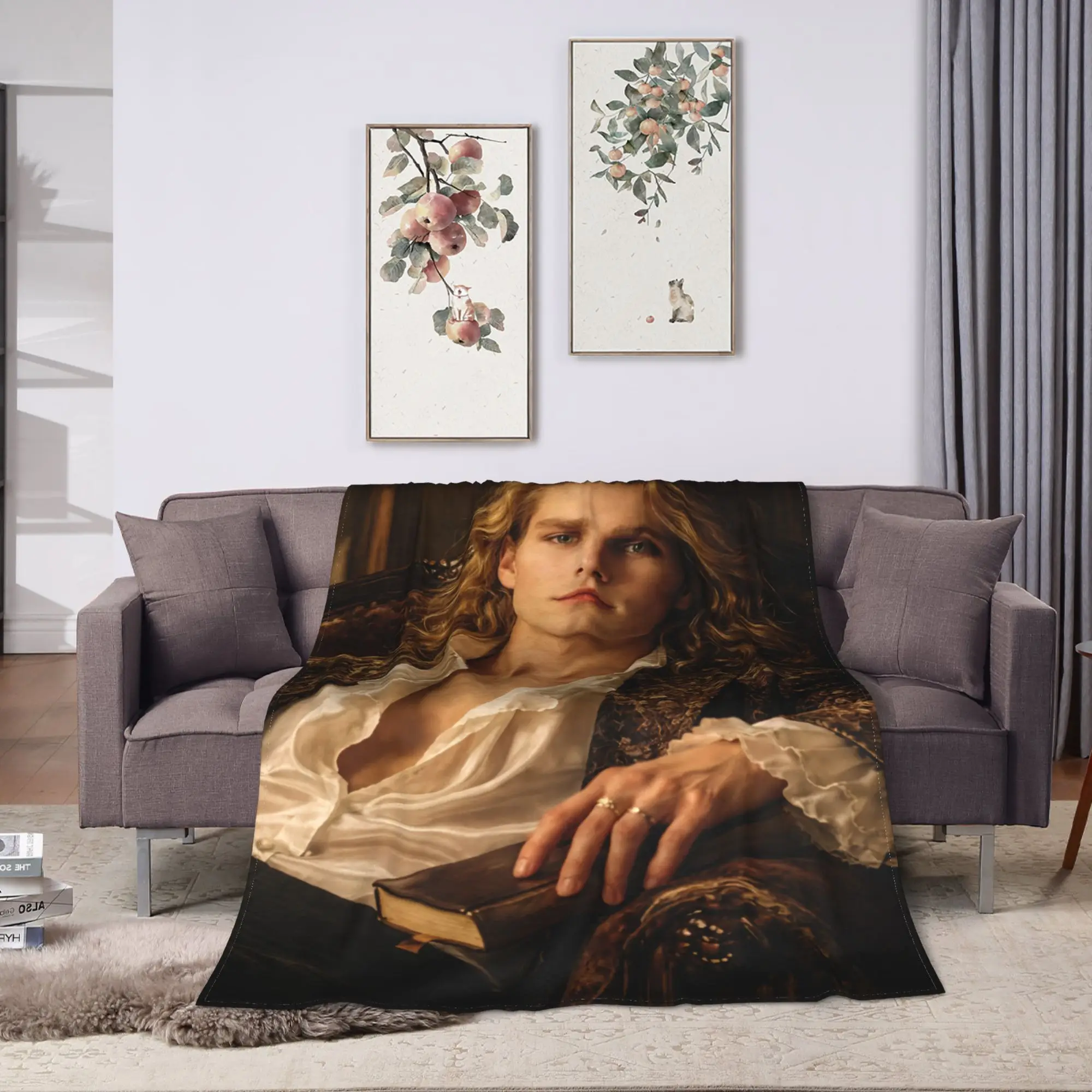 Interview With The Vampire IWTV Blanket  Warm Soft Plush Bedding Throws For Couch Bed Decorative Flannel Bedspread Bed Cover