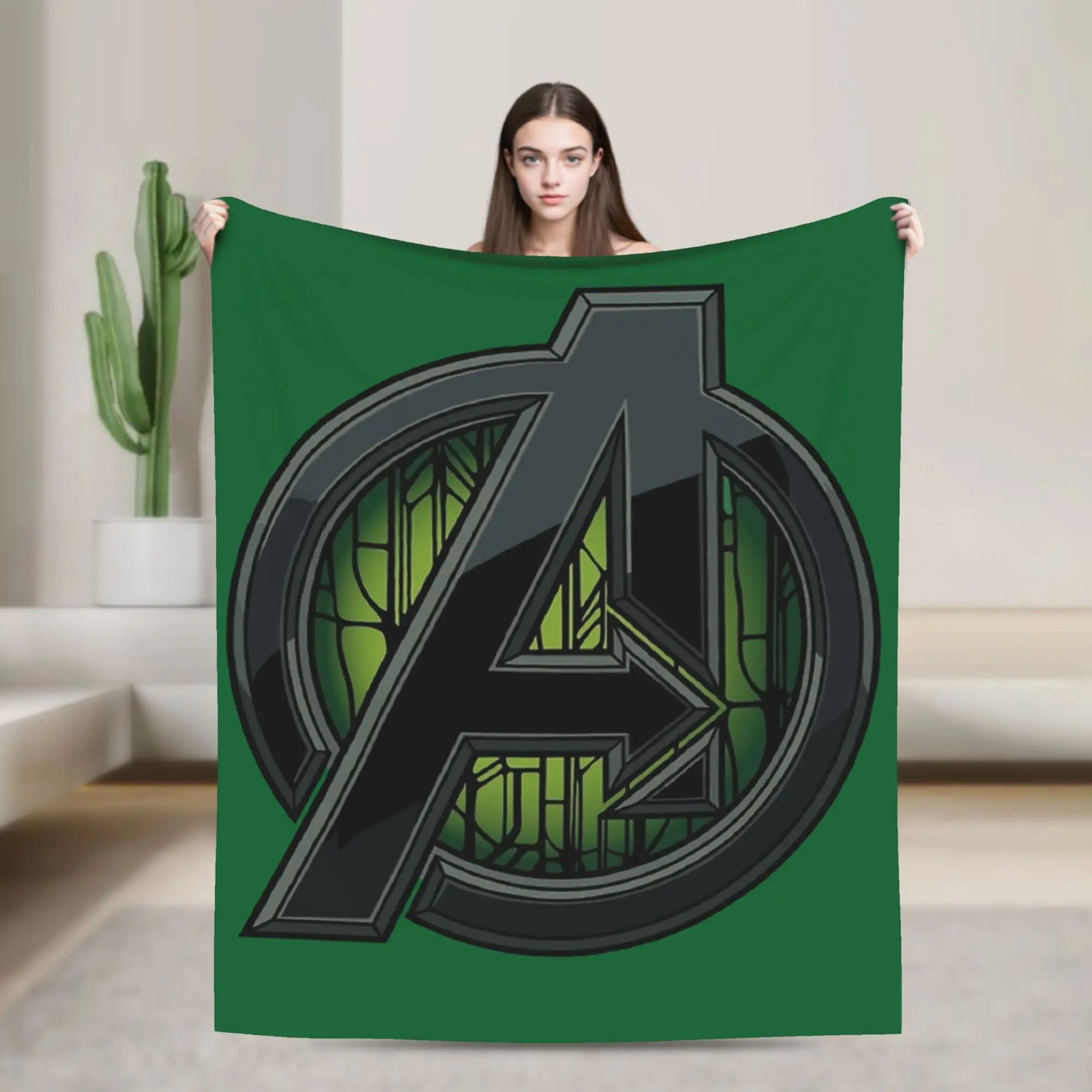 Doomsdays Dr Dooms Vector A Symbol fan Art Blankets Flannel Funny Warm Throw Blankets for Chair Covering Sofa  Winter