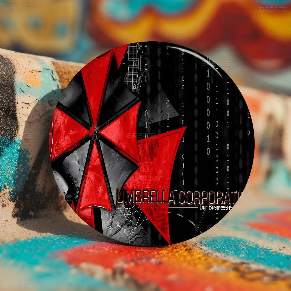 لعبة R-Resident الشر الكرتون دبابيس أنيمي شارة مستديرة اليدوية بروش التلبيب دبابيس مجوهرات لحقيبة الظهر الملابس الهدايا