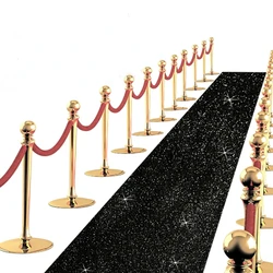 Valentine's Day Red Carpet Corridor Runway Indoor and Outdoor Christmas Gratitude Decoration Halloween Personality Black Carpet