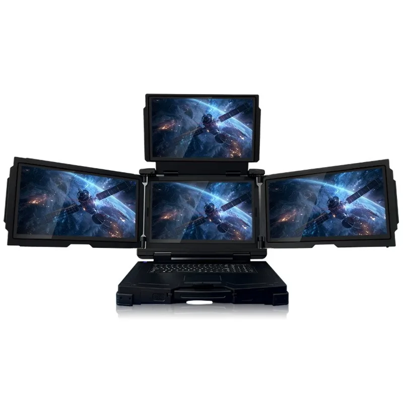 15.6 inch four-screen different display aluminum-magnesium alloy reinforcement portable computer CNC Seiko integrated