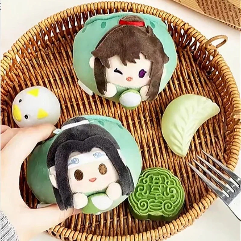 De oprichter van Diabolism MDZS Wei Wuxian Lan Wangji Periferie Gevulde Plushie Pluche Pop Kleding Tas Hanger Sleutelhanger Anime Speelgoed