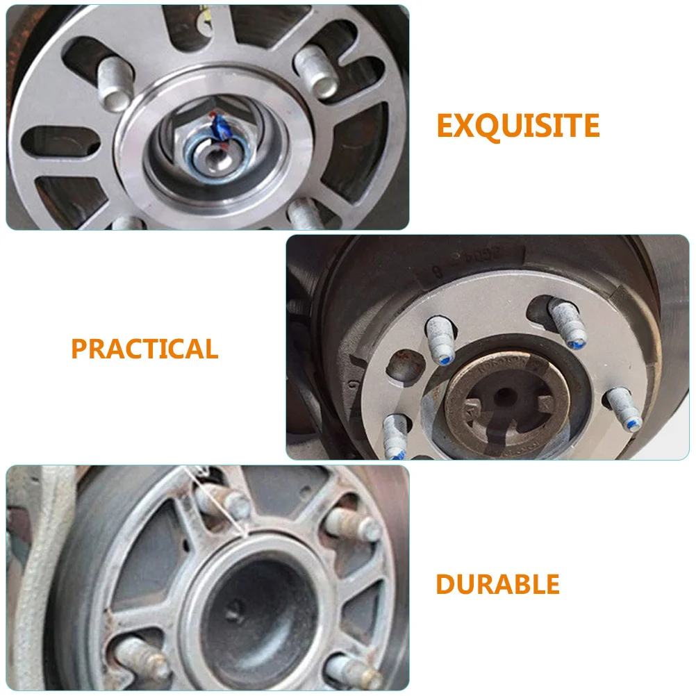 

2 pcs Aluminum Alloy Wheel Hub Spacers 10Mm Thick Wider Base Anti-Rubbing Enhanced Stability For Car Truck Vehicle Car
