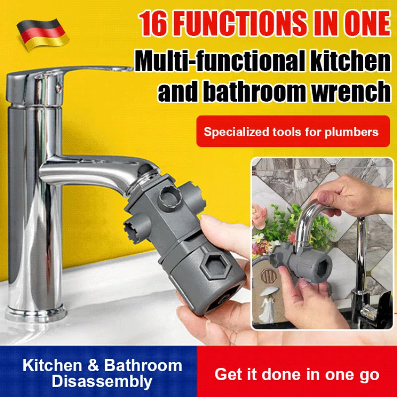 

Faucet repair wrench Sink Leakage Specific Repair Tools Kitchen Bath Multifunction Wrencheh