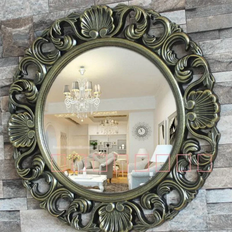 

Round Decorative Wall Hanging Mirrors Aesthetic Luxury Mirrors Macrame Make Up Vintage Free Shipping Espejo Room Decoration