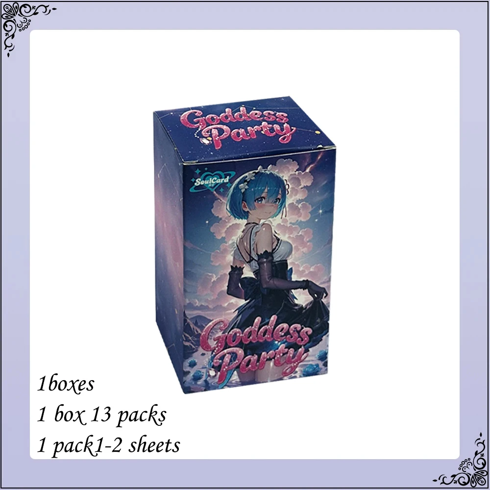 SoulCard Goddess Party Booster Box: Goddess Story Waifu CCG-Karten, Sammelbare Tauschkarten für Mädchen