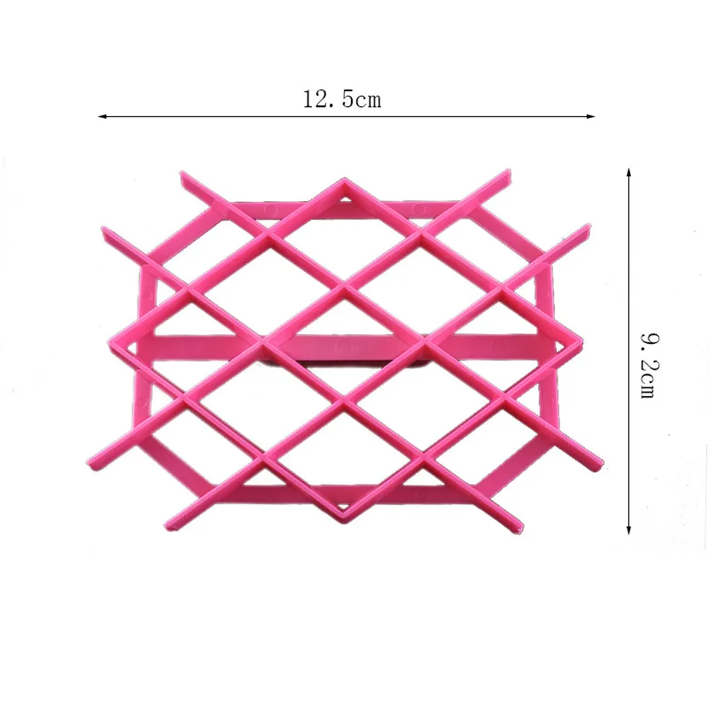 5Pcs Rhombus Biscuit Cutter Cookie Mold Set Food-Safe Baking Tool for Dough Fondant Fruit Vegetable Cutting Cake Decoration