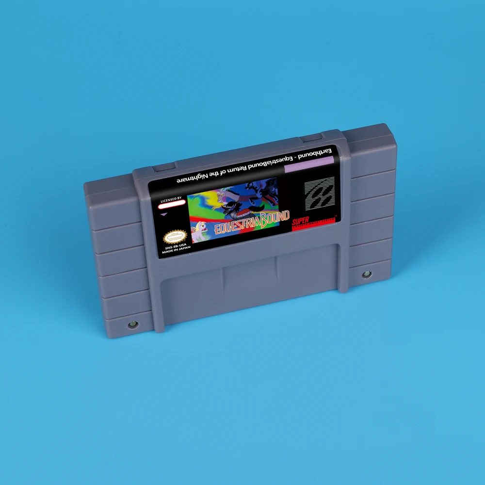 Earthbound EquestriaBound عودة الكابوس RPG 16bit بطاقة الألعاب ل USA NTSC نسخة SNES لعبة فيديو وحدة التحكم ل نينتندو