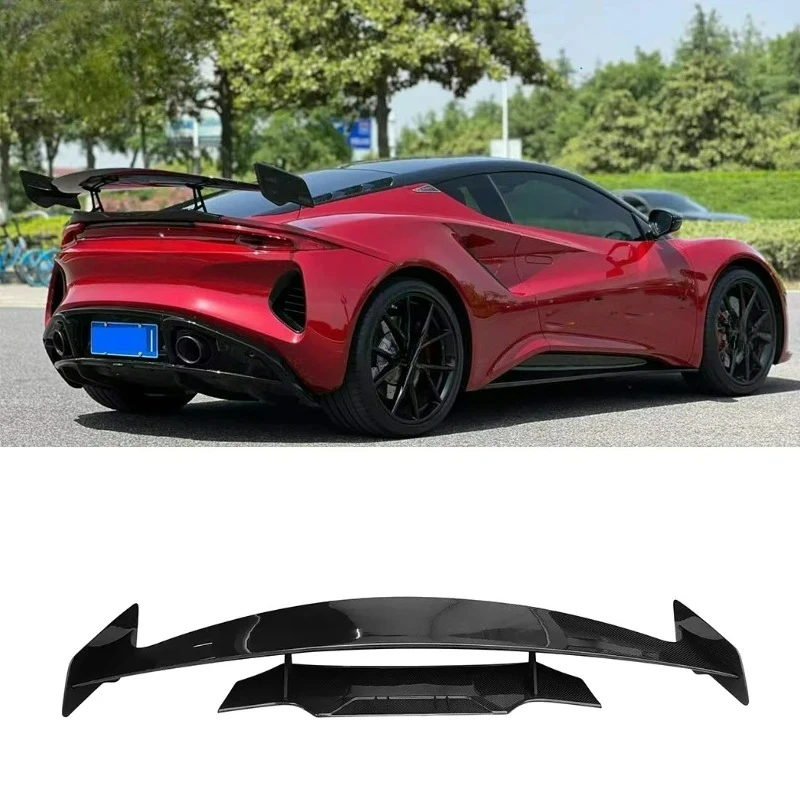 

Трековый комплект кузова FORLotus Emira из сухого карбона, спойлер багажника, разделитель губ, крыло