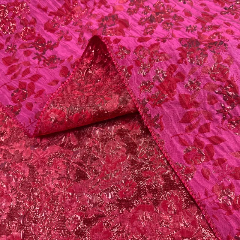 Magenta Glitter Thread Jacquard Fabric Luxury Bridal Wedding Evening Party Dress Formal Gown Spring Summer Lightweight Chiffon - AliExpress 15 Magenta Glitter Thread Jacquard Fabric Luxury Bridal Wedding Evening Party Dress Formal Gown Spring Summer Lightweight Chiffon - AliExpress 15