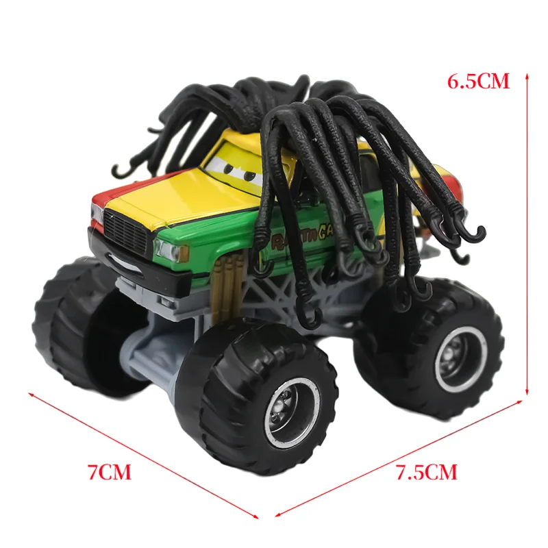 Pixar Cars Mater Lightning McQueen Jackson Storm Big Wheel Offroad-Fahrzeug Rückzieh-Autos Modell-Spielzeug Geburtstagsgeschenke