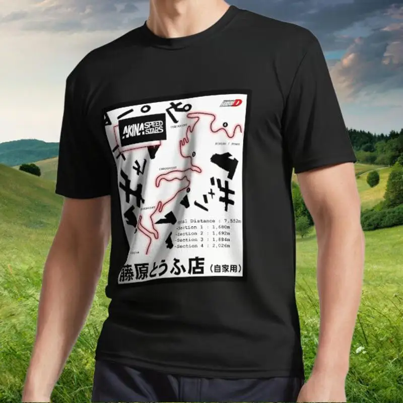 Neues MT Akina Ê õÂêçÂ Initial D Active Logo American T-Shirt, lustig, S bis 5XL