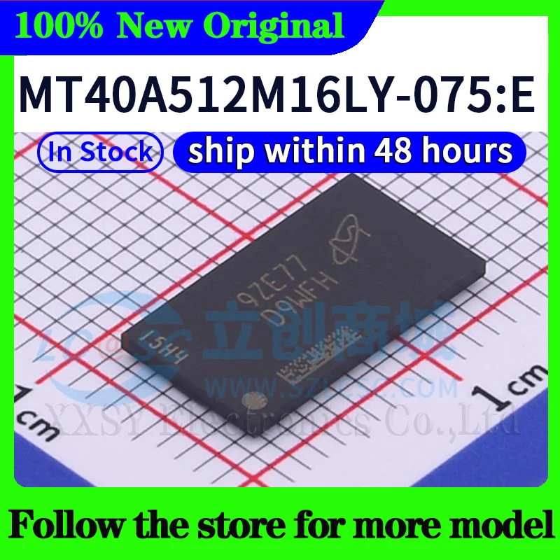 

MT40A512M16LY-075:E В наличии