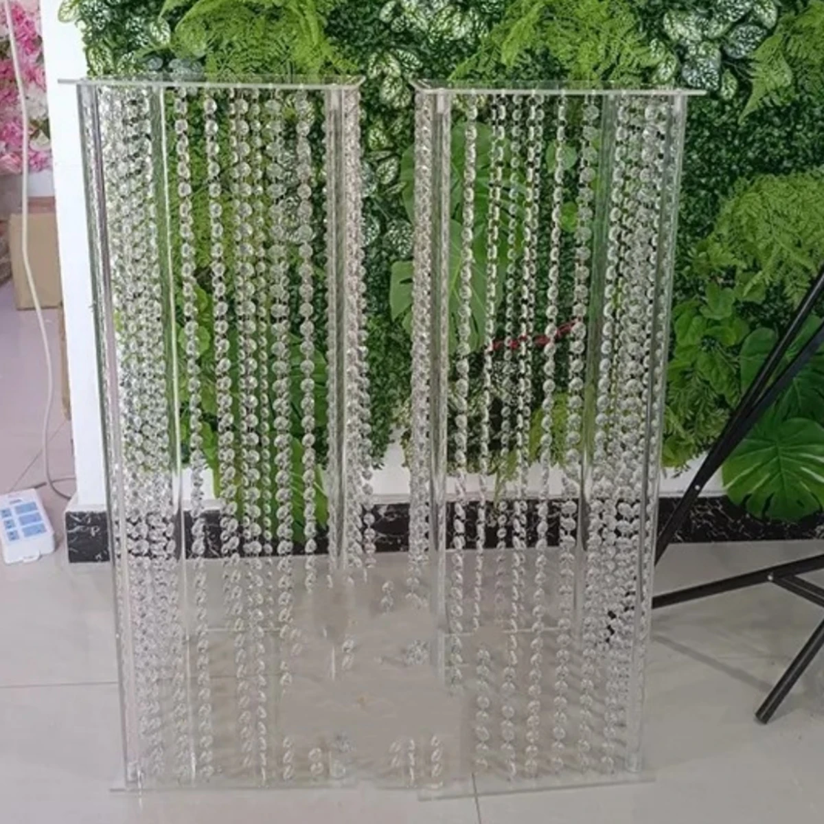 Clear Display Rack Crystal Stage Pillar Acrylic Flower Stand Marriage Decorations Supplies Tabletop Decor Wedding Centerpieces