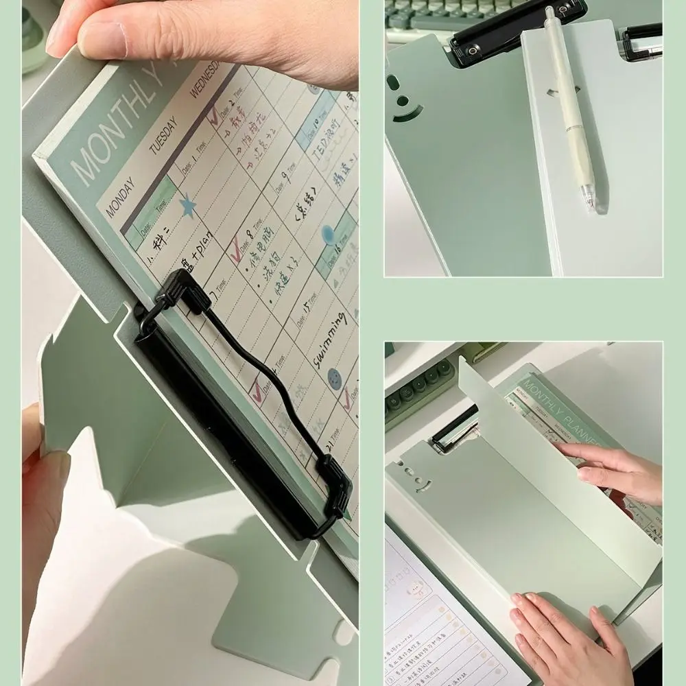 High Quality Dual-use Verhical Plale Clamp Verhical Multifunction Clipboard A4 File Folder Stationery