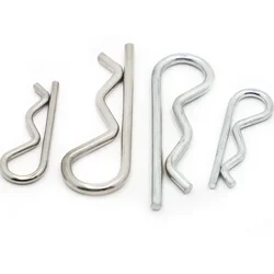 RVS Split Hitch R Pin Clips 1/1.2/1.6/1.8/2/2.5/3/4/5mm Zink Staal Veiligheid Split Clip Zekering Pins Haarspeld voor Trailer