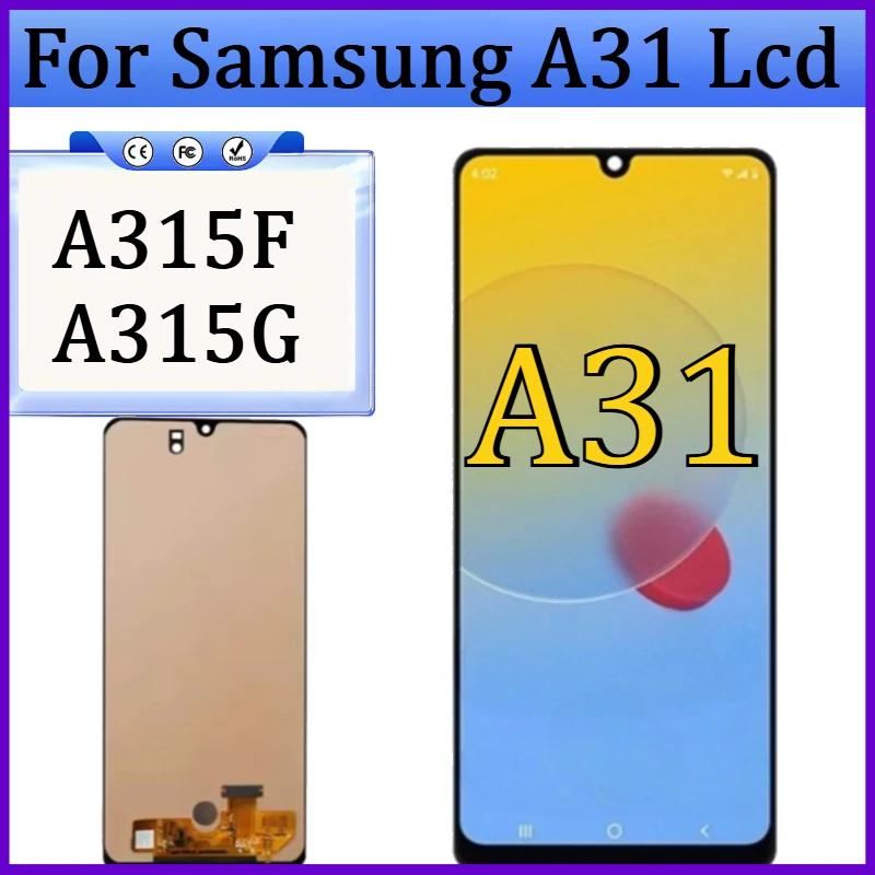 

New TFT/OLED Screen for Samsung A31 Lcd A315 Display Touch Screen Assembly Replace for Samsung Galaxy A31 A315F A315G