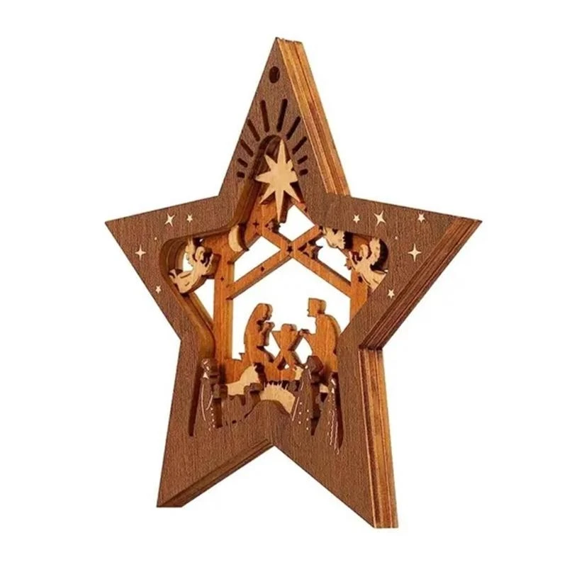 

Festive Christmas Star Decoration Christmas Tree Hanging Festive Decoration