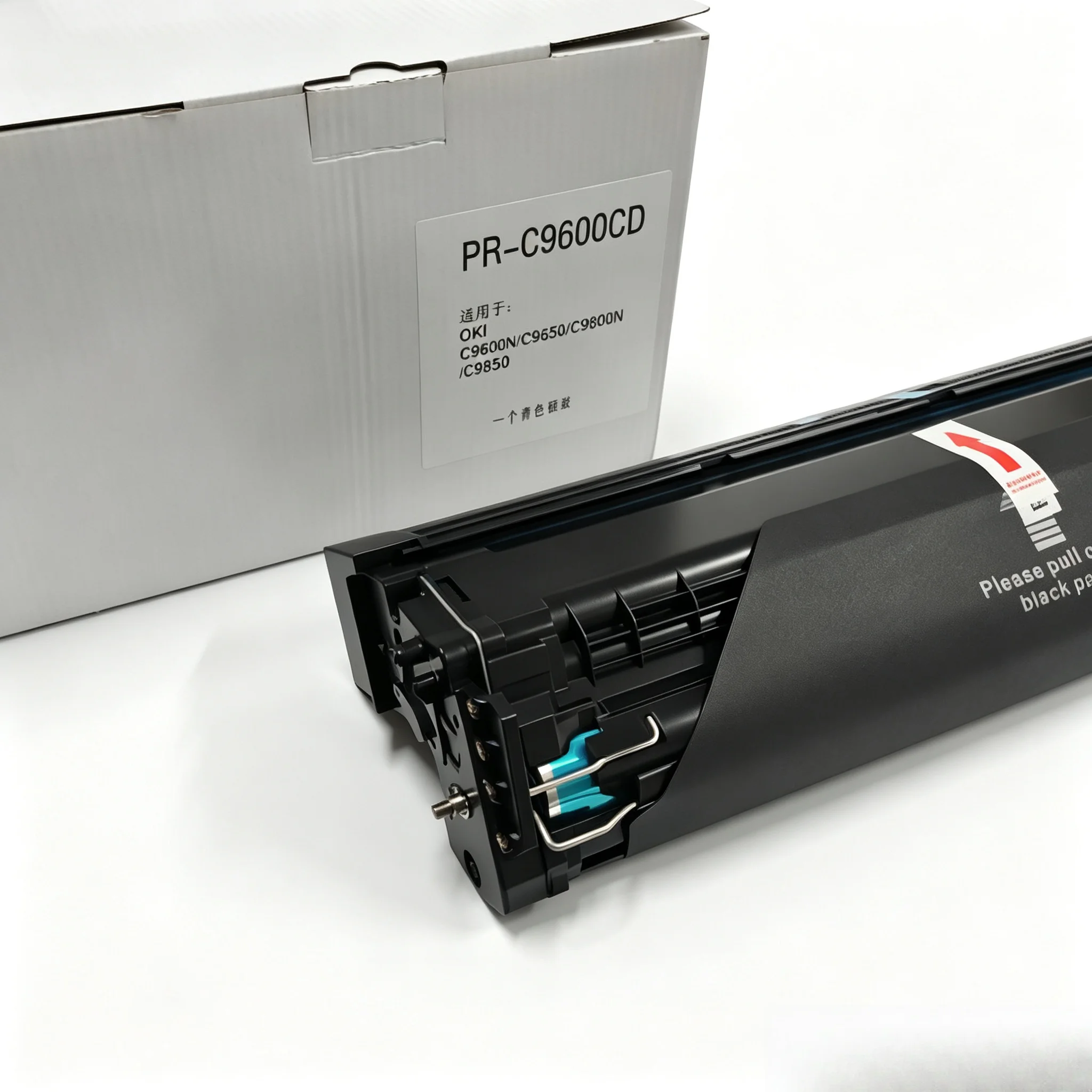 Unidad de Tambor de Cartucho de Color Negro para Impresora Oki C9600 C9650 C9800 C9850, Unidad de Tambor de Imagen para Okidata 9600 9650 9800 9850, 20K
