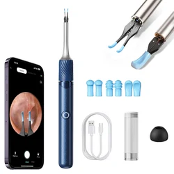 Smart Visual Ear Spoons Endoscope Tweezers  Cleaner with Camera Otoscope Health Care Ear Cleaner 12 Megapixels Earwax Removal