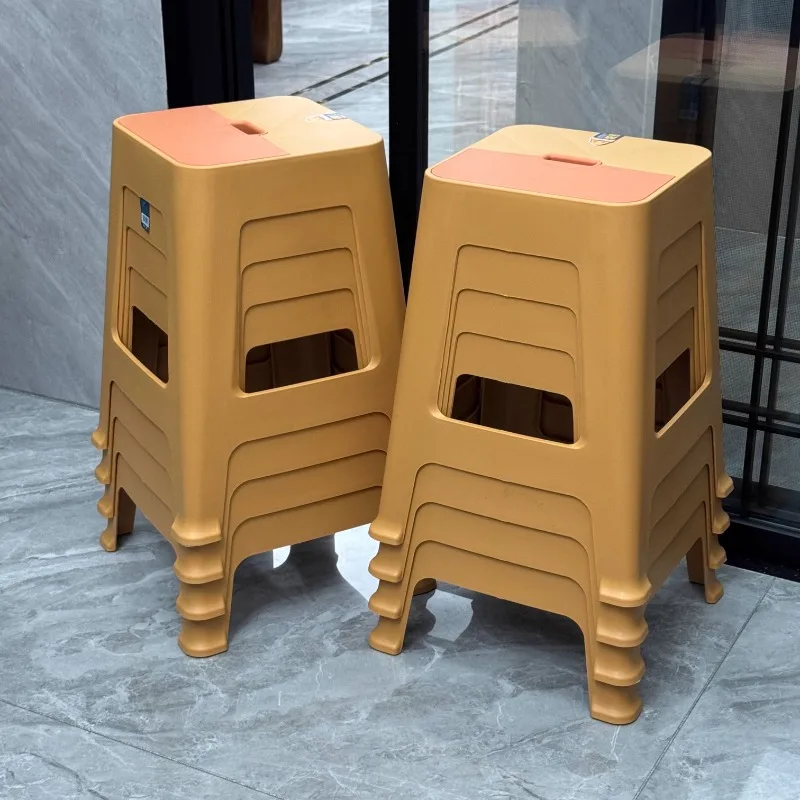 

Children Elderly Outdoor Designer Bathroom Chair Shower Portable Stool Plastic Space Saving Stackable Tabouret Home Furniture