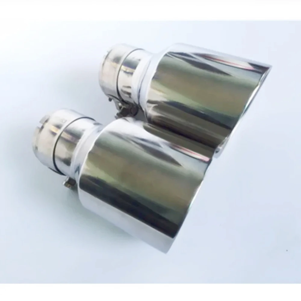 Newest Style Stainless Steel UniversalExhaust System End Pipe+Car Exhaust Tip 1 Piece