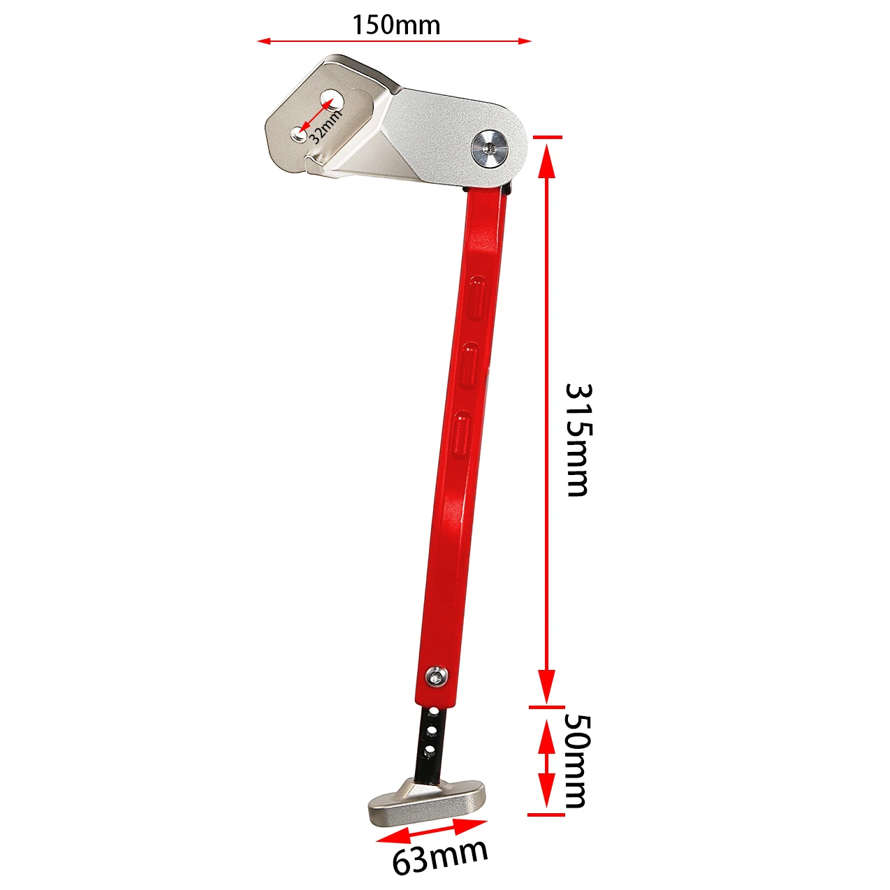 Motorcycle Side Stand Add-On Kickstand Compatible For Honda 2013–2024 CRF450R CRF250R