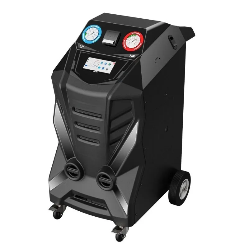 Fully automatic refrigerant recovery and filling machine, refrigerant machine database with printing 7-inch touch screen