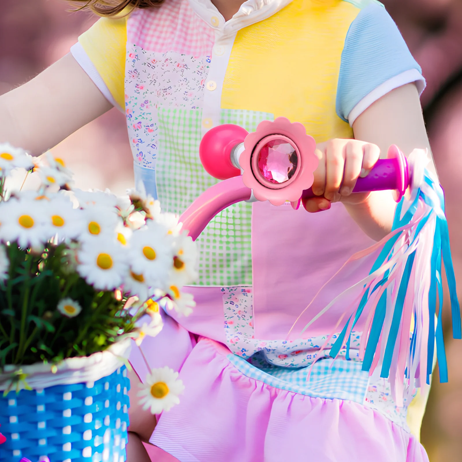 Bicycle Horn For Kids Cute Cartoon Bike Bell With Loud Clear Sound Strong Iron Build Easy Install Horn For Children'S