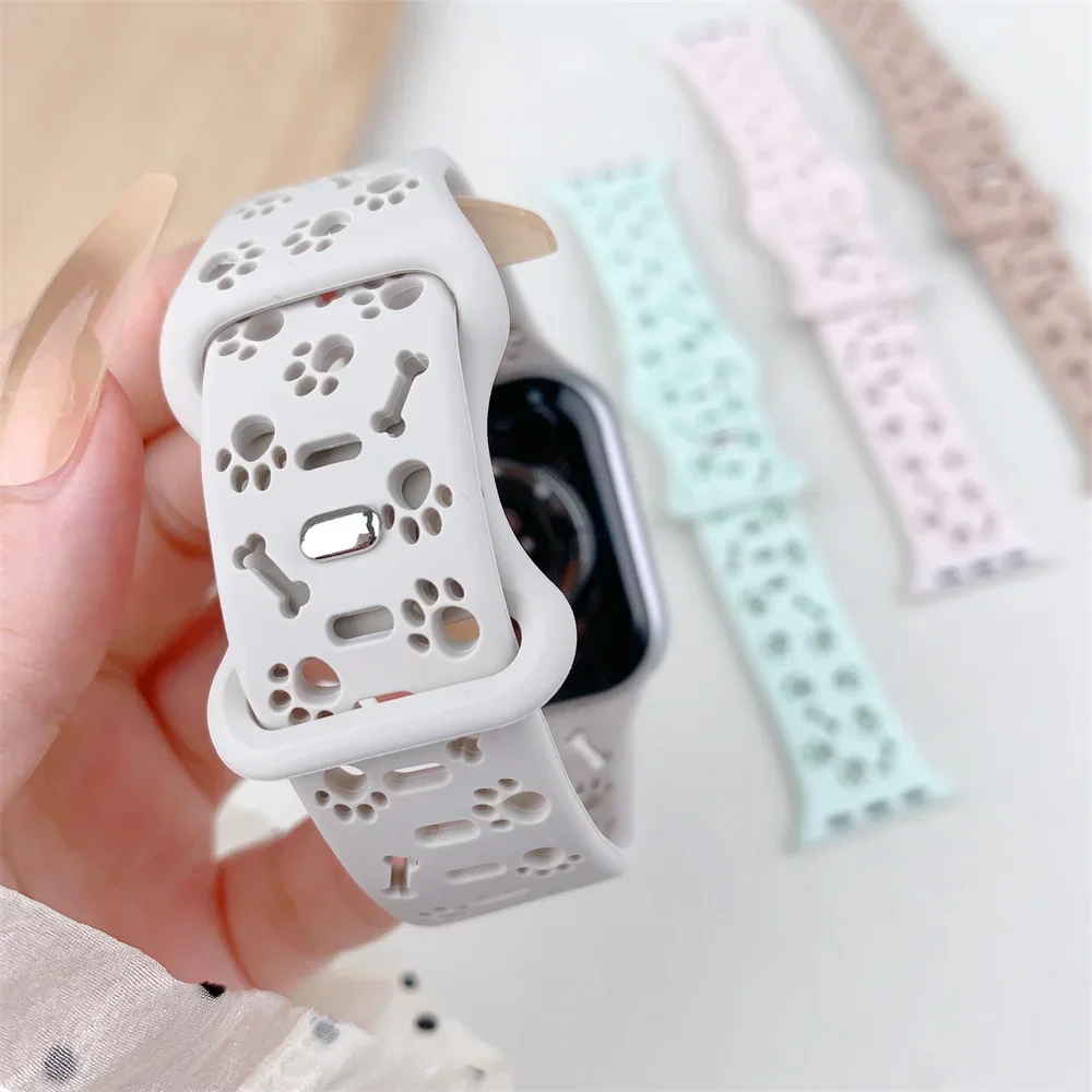 سوار لساعة أبل 49 ملم 45 ملم 41 ملم 44 ملم 40 ملم 42 ملم 46 ملم سيليكون مريح باند iWatch Ultra Series 9 10 5 SE 6 7 84
