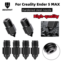 For Creality Ender 5 Max Hotend Nozzle Hardened Steel Nozzle 0.4/0.6/0.8mm High Speed Print for 3d printer Replacement Parts