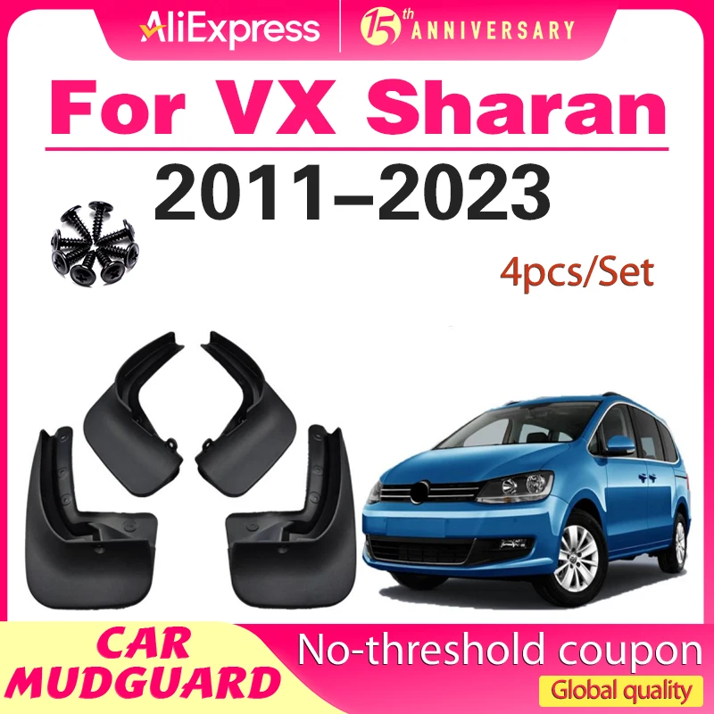 

For Volkswagen VW Sharan SEAT Alhambra 7N 2011 2012 2013 2014-2023 Mud Flaps Guards Front Rear Fender Car Mudguards Accessories