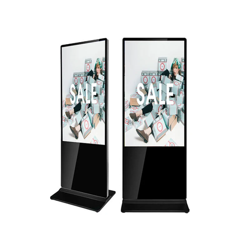

55-дюймовая внутренняя напольная подставка Android с сенсорным экраном, рекламная машина, ЖК-цифровая вывеска