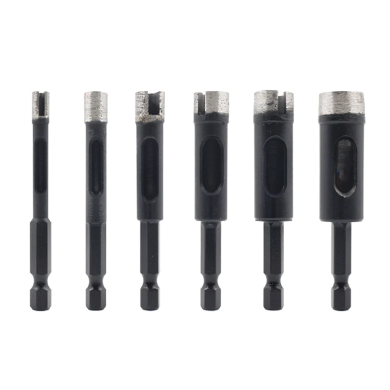 6mm 8mm 10mm 12mm 14mm 16mm 육각 생크 소결 대리석 화강암 구멍 오프너 94PD